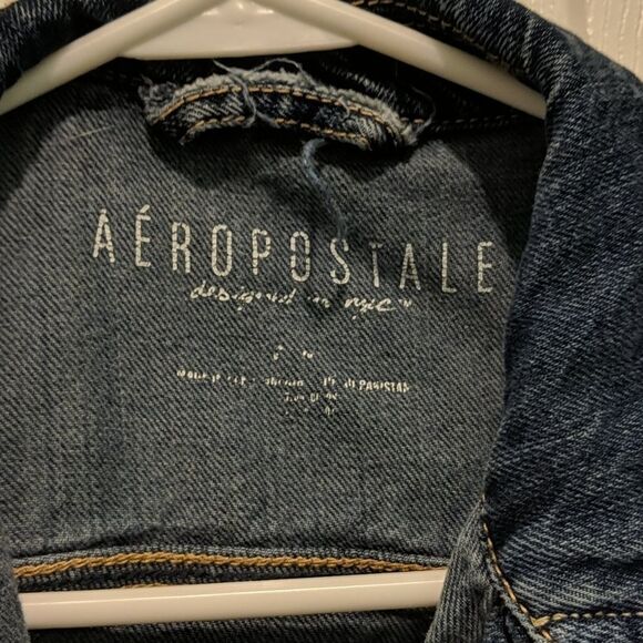 Aeropostale denim jacket Sz M EUC - Picture 3 of 4